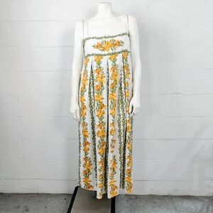 Rachel Zoe White Floral Maxi Sun Dress
